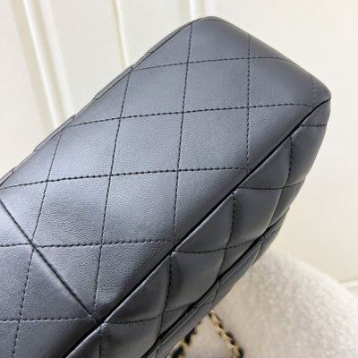 Chanel Jumbo Classic Flap SF in Black Lambskin and GHW