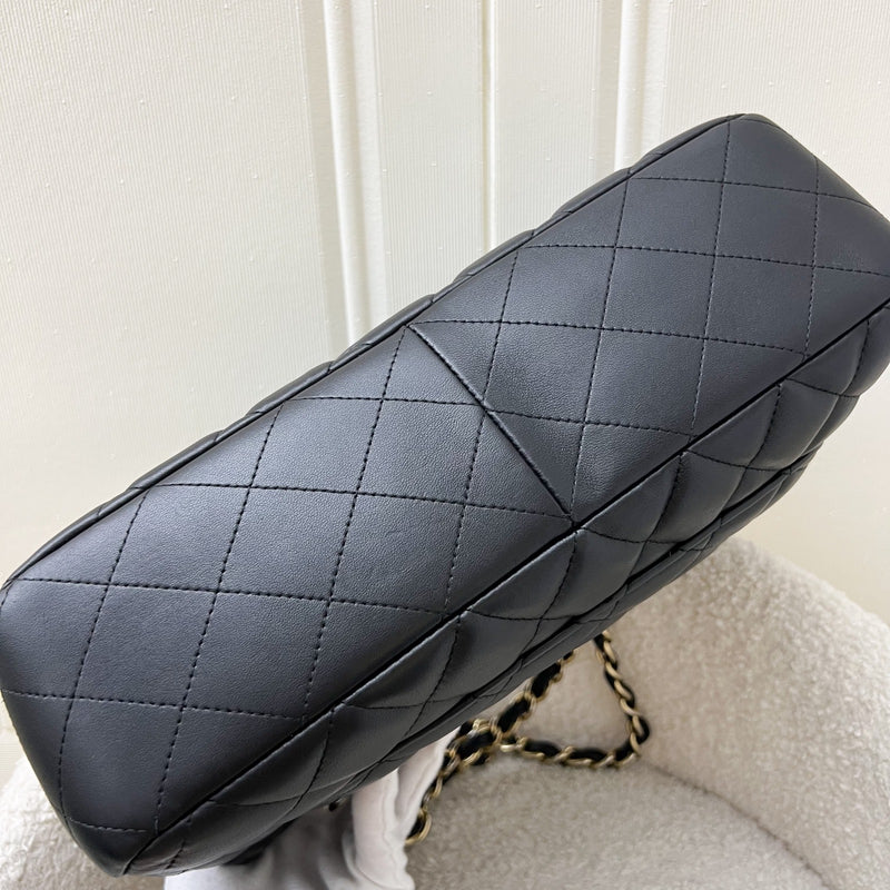 Chanel Jumbo Classic Flap SF in Black Lambskin and GHW