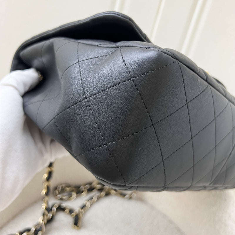 Chanel Jumbo Classic Flap SF in Black Lambskin and GHW