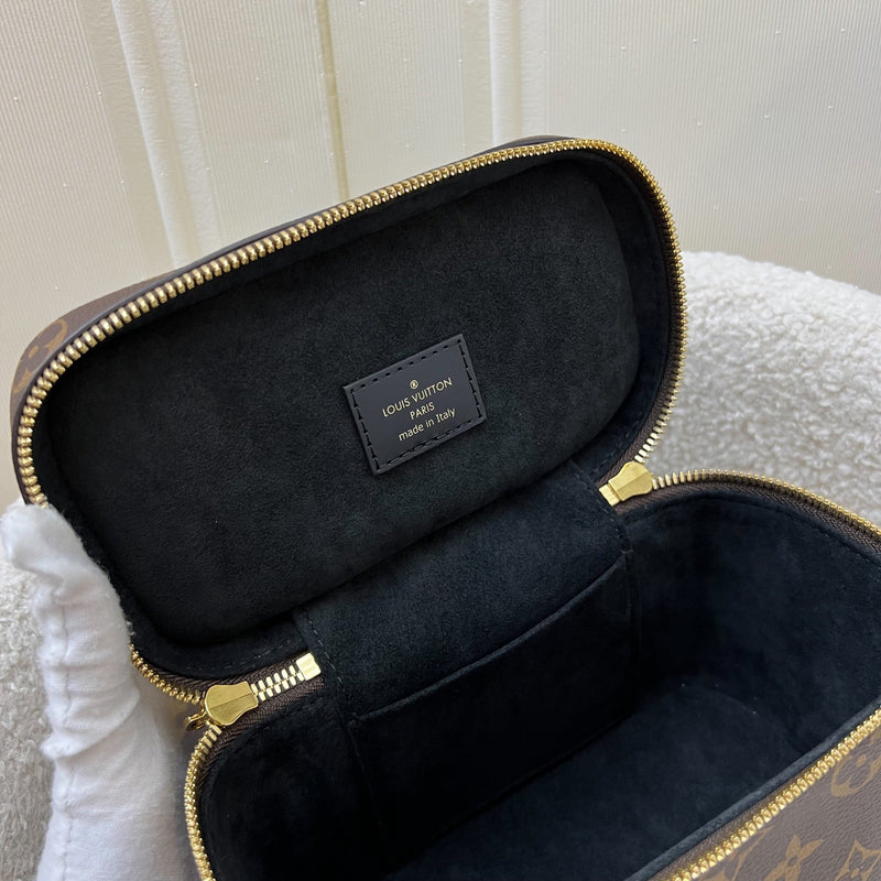 LV Vanity PM in Monogram Canvas, Black Trim and GHW (Model: M45165)
