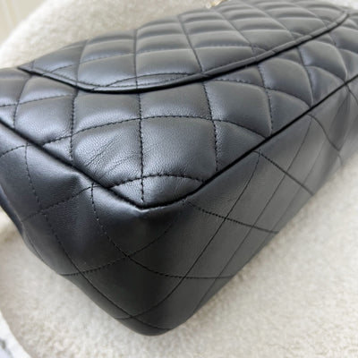 Chanel Jumbo Classic Flap SF in Black Lambskin and GHW