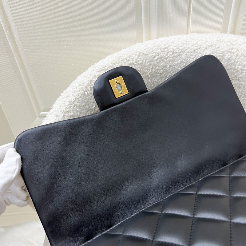 Chanel Jumbo Classic Flap SF in Black Lambskin and GHW