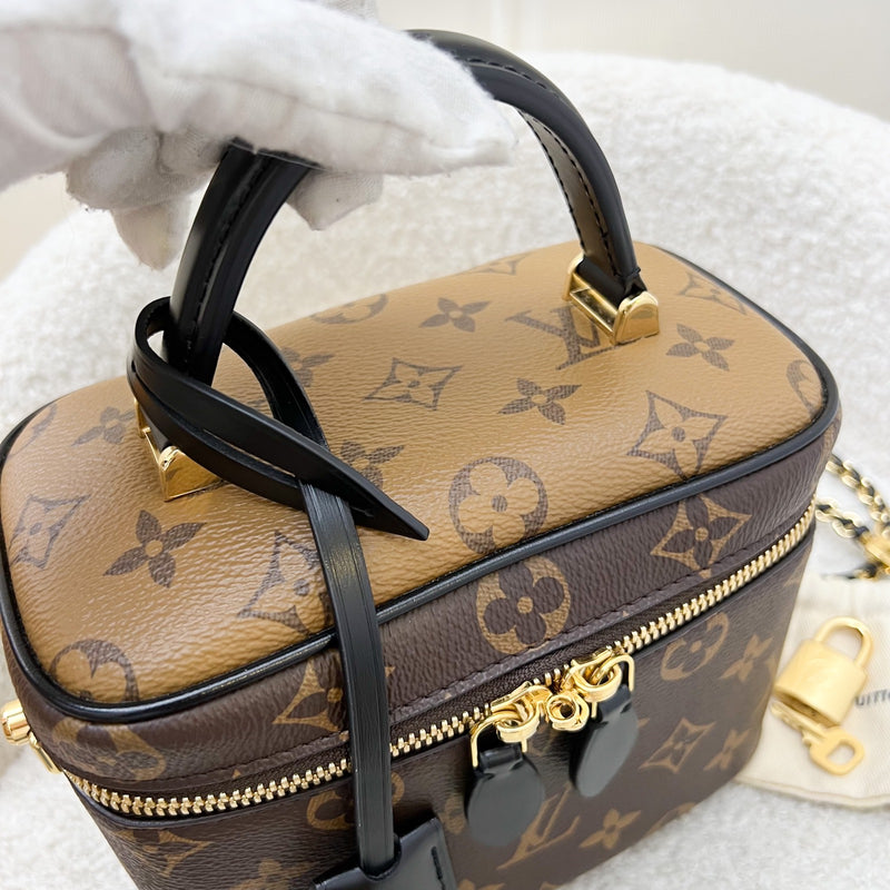 LV Vanity PM in Monogram Canvas, Black Trim and GHW (Model: M45165)