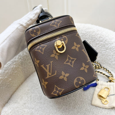 LV Vanity PM in Monogram Canvas, Black Trim and GHW (Model: M45165)