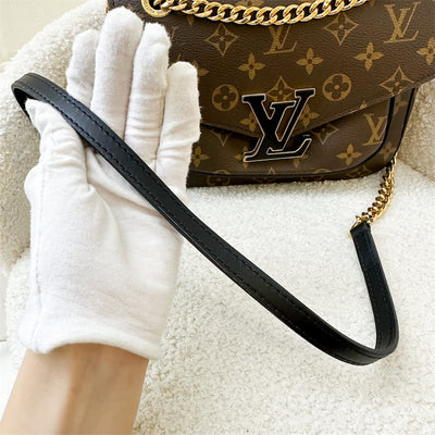 LV Passy Shoulder Bag in Monogram Canvas and GHW