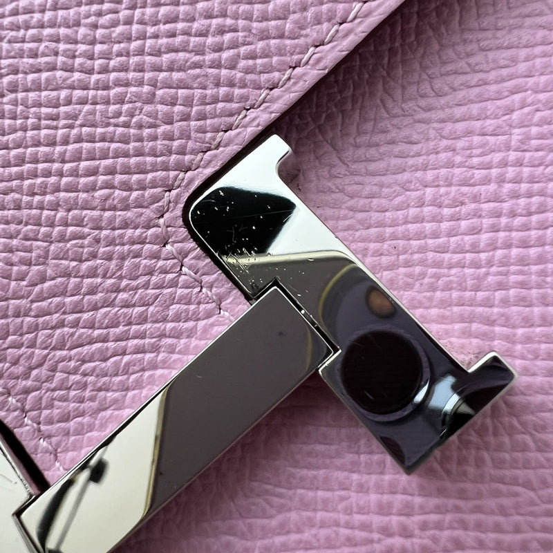 Hermes Constance To Go (WOC) in Mauve Sylvester Epsom Leather PHW