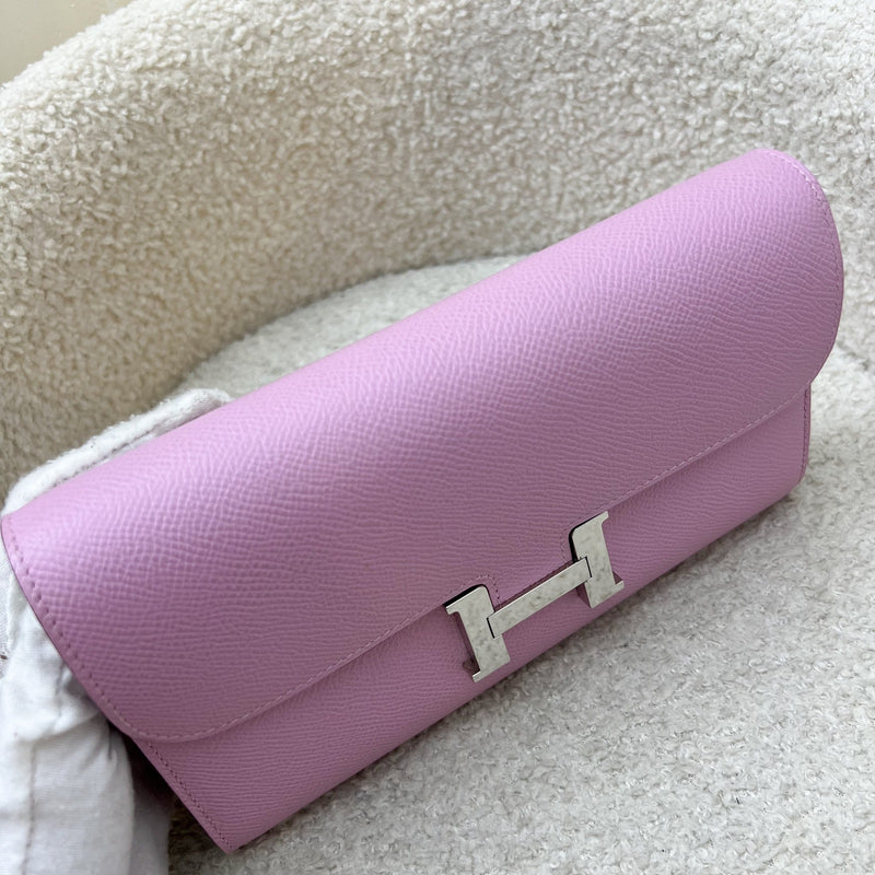 Hermes Constance To Go (WOC) in Mauve Sylvester Epsom Leather PHW