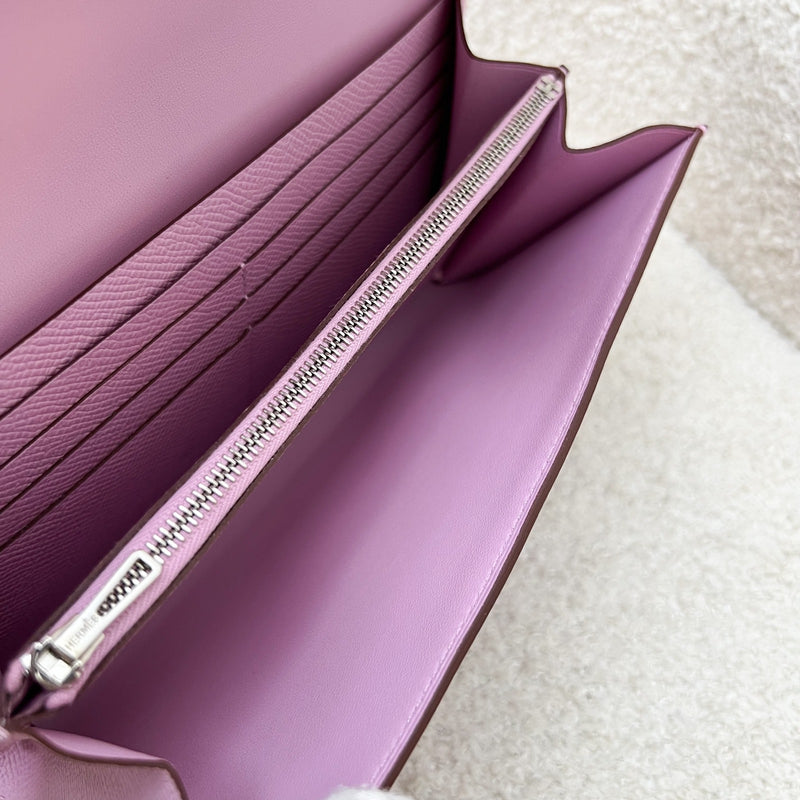 Hermes Constance To Go (WOC) in Mauve Sylvester Epsom Leather PHW
