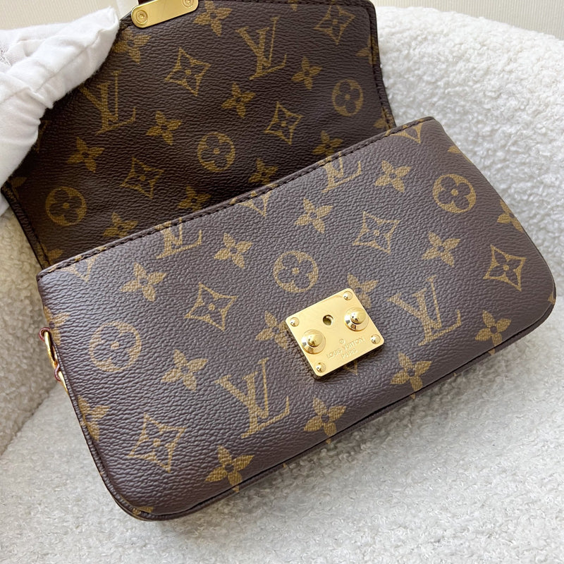 LV Pochette Metis East West in Monogram Canvas and GHW (Model: M46279)