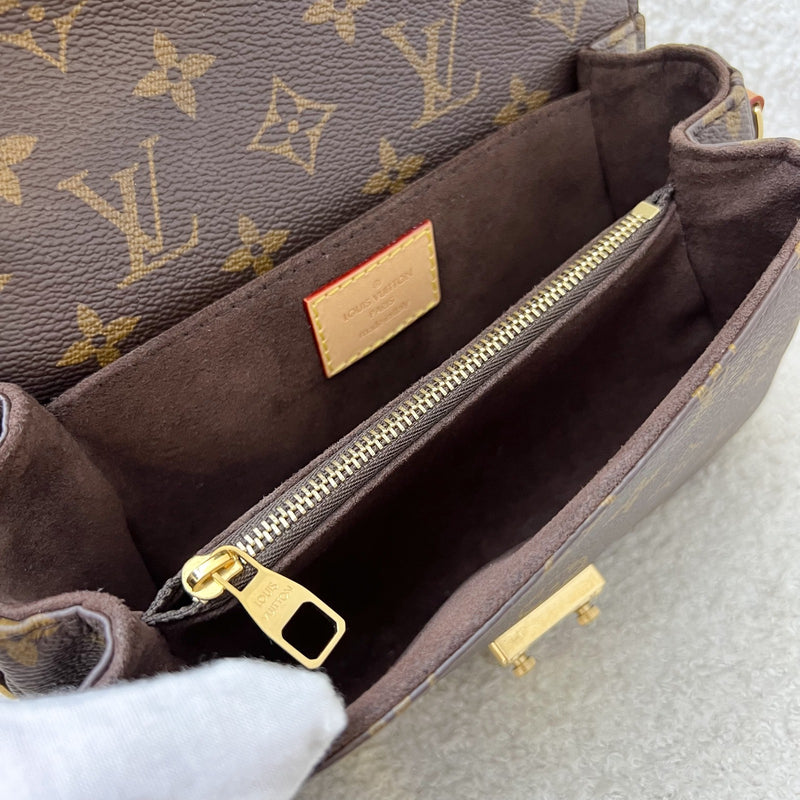 LV Pochette Metis East West in Monogram Canvas and GHW (Model: M46279)