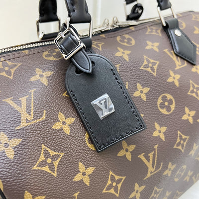 LV Louis Vuitton Speedy Soft 30 Dark in Monogram Canvas and SHW