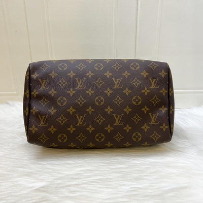 LV Louis Vuitton Speedy Soft 30 Dark in Monogram Canvas and SHW