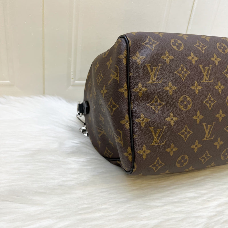 LV Louis Vuitton Speedy Soft 30 Dark in Monogram Canvas and SHW