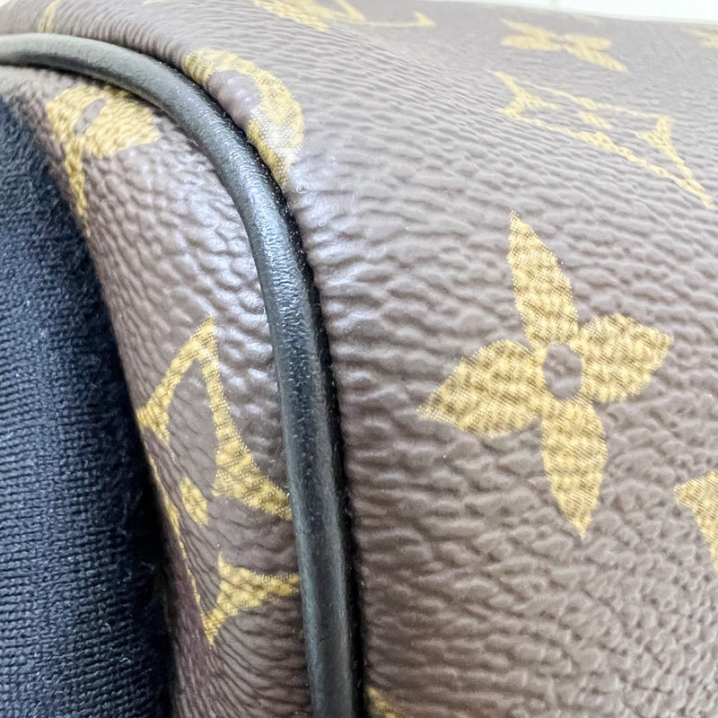 LV Louis Vuitton Speedy Soft 30 Dark in Monogram Canvas and SHW