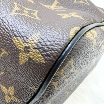 LV Louis Vuitton Speedy Soft 30 Dark in Monogram Canvas and SHW