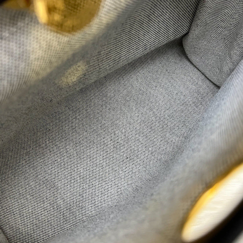 Hermes Herbag Zip 31 in Black Coated Canvas, Dark Brown Leather and GHW