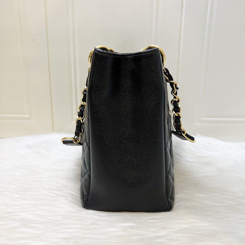 Chanel Grand Shopping Tote GST in Black Caviar and GHW
