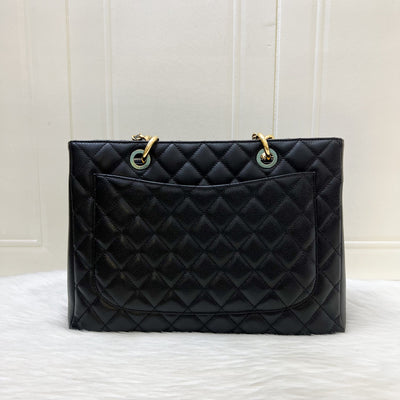 Chanel Grand Shopping Tote GST in Black Caviar and GHW