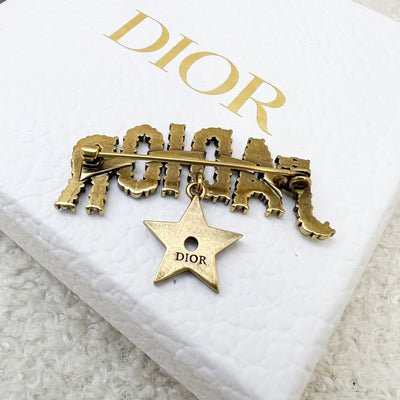 Dior J'adior Brooch with Crystals in AGHW