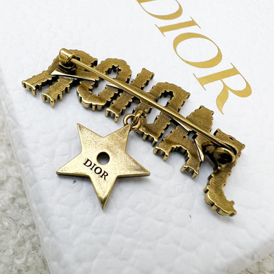 Dior J'adior Brooch with Crystals in AGHW