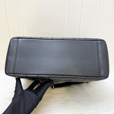 Chanel Grand Shopping Tote GST in Black Caviar and GHW