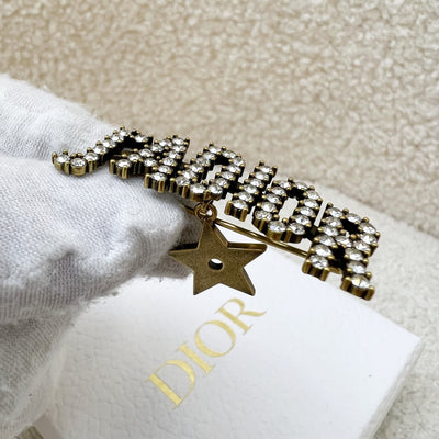 Dior J'adior Brooch with Crystals in AGHW