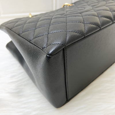 Chanel Grand Shopping Tote GST in Black Caviar and GHW