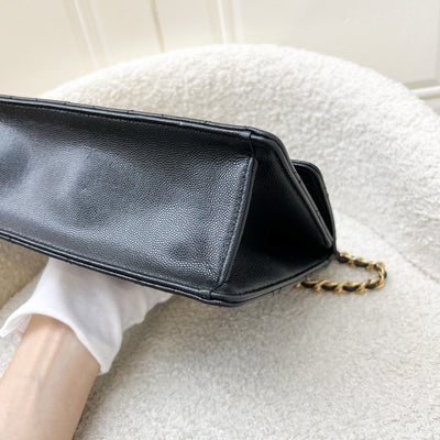 Chanel 23A Seasonal Flap Bag in Black Caviar and AGHW
