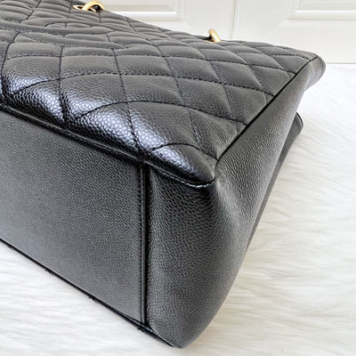 Chanel Grand Shopping Tote GST in Black Caviar and GHW