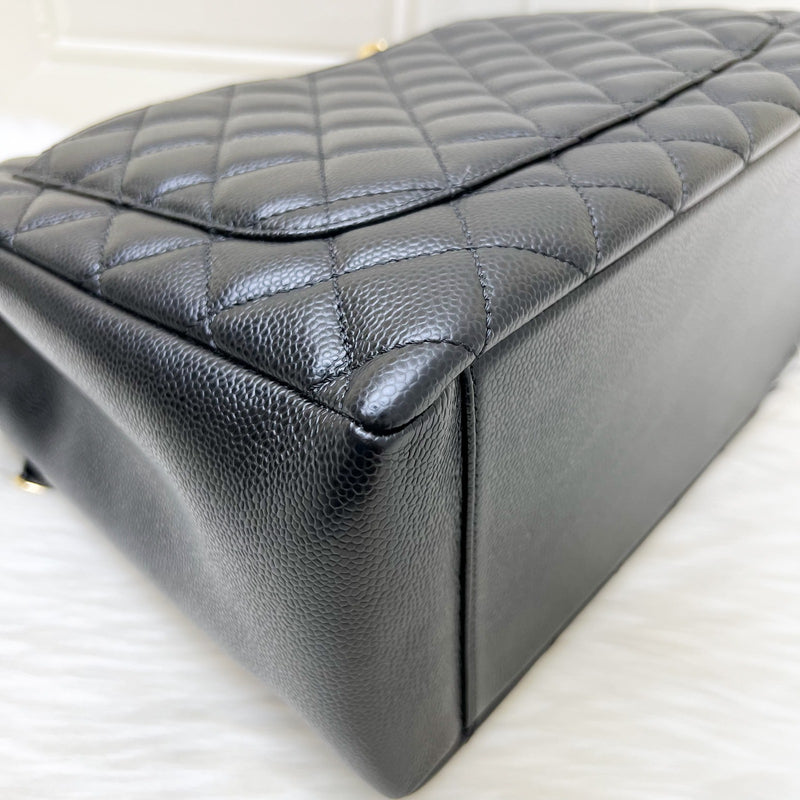 Chanel Grand Shopping Tote GST in Black Caviar and GHW