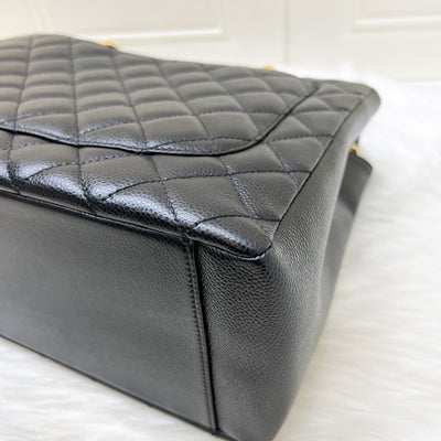 Chanel Grand Shopping Tote GST in Black Caviar and GHW