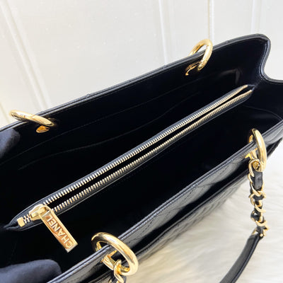 Chanel Grand Shopping Tote GST in Black Caviar and GHW