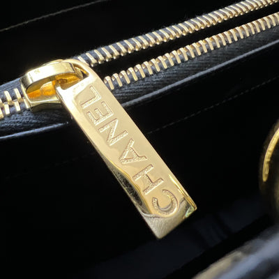 Chanel Grand Shopping Tote GST in Black Caviar and GHW