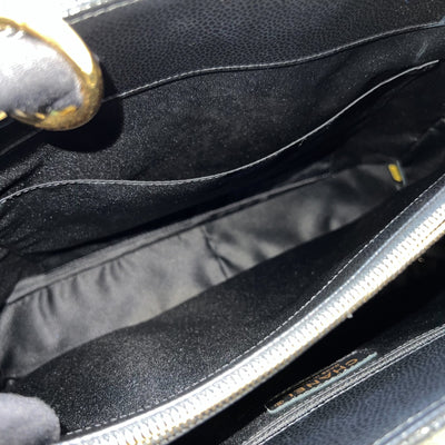 Chanel Grand Shopping Tote GST in Black Caviar and GHW
