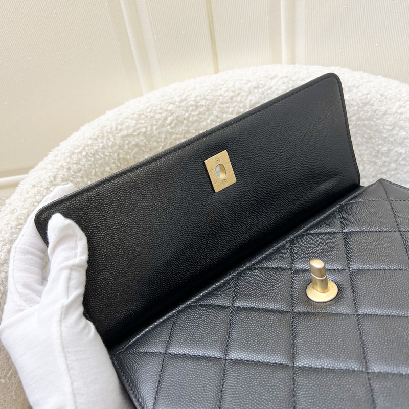 Chanel 23A Seasonal Flap Bag in Black Caviar and AGHW