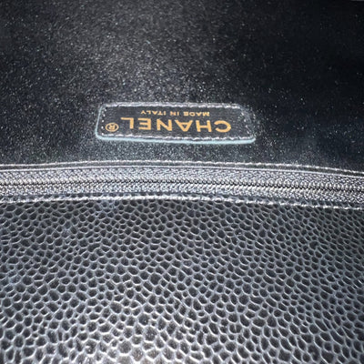 Chanel Grand Shopping Tote GST in Black Caviar and GHW