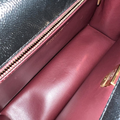 Chanel 23A Seasonal Flap Bag in Black Caviar and AGHW
