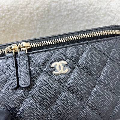 Chanel Classic Small Vanity in 22C Black Caviar and LGHW