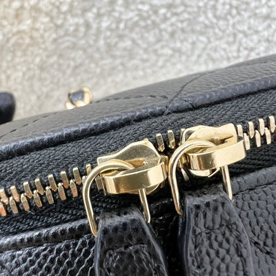 Chanel Classic Small Vanity in 22C Black Caviar and LGHW