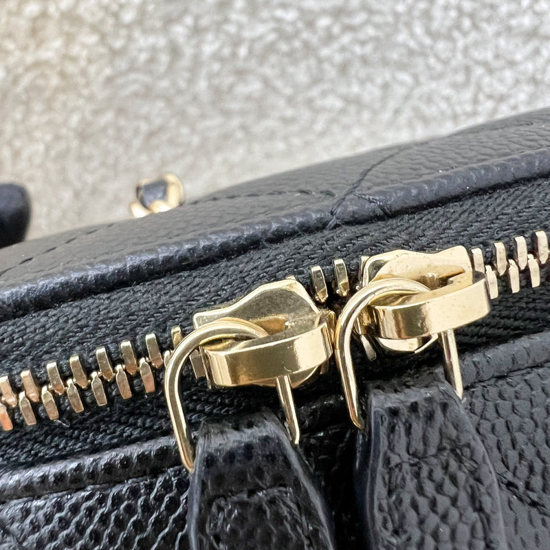 Chanel Classic Small Vanity in 22C Black Caviar and LGHW