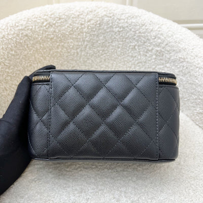 Chanel Classic Small Vanity in 22C Black Caviar and LGHW