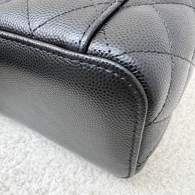 Chanel Classic Small Vanity in 22C Black Caviar and LGHW