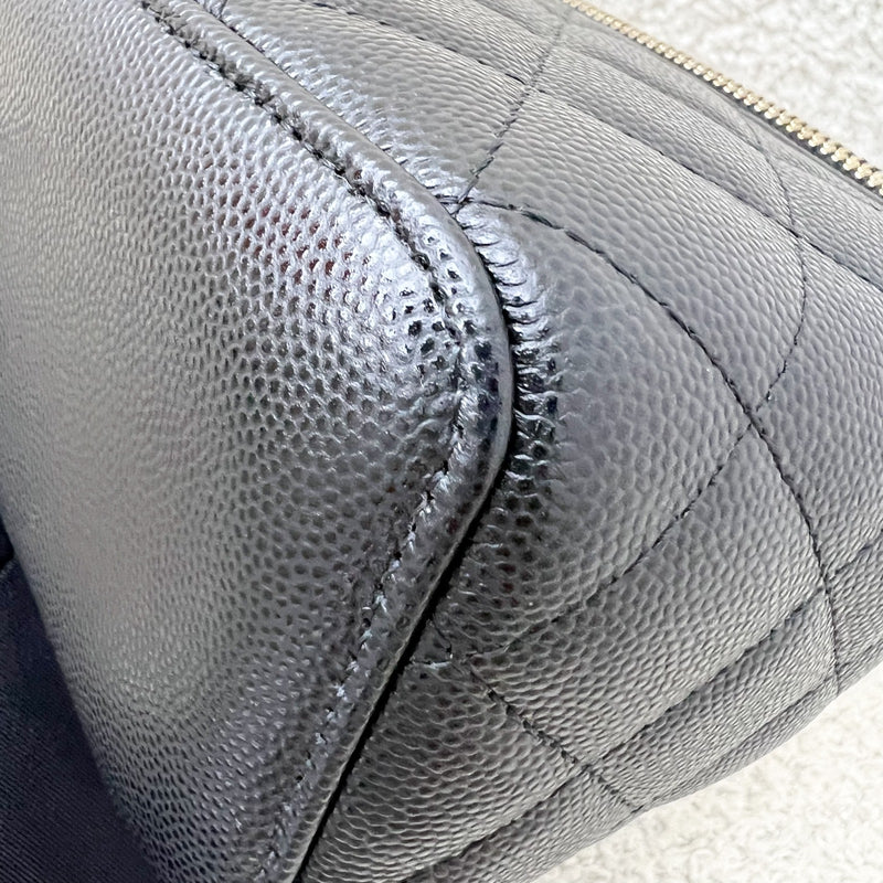 Chanel Classic Small Vanity in 22C Black Caviar and LGHW