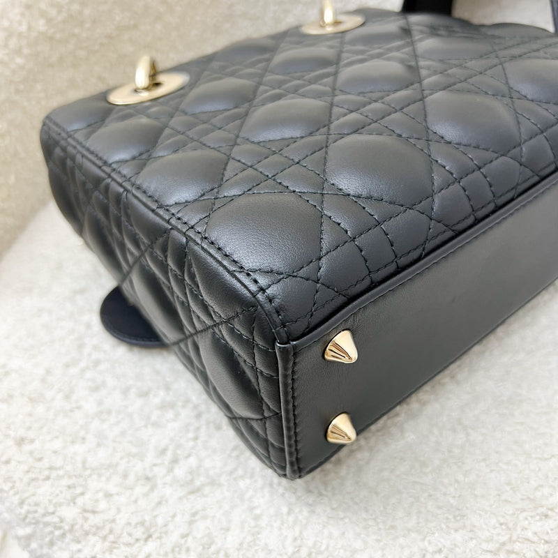 Dior Lady Dior My ABCDior Small Bag in Black Lambskin and LGHW (Model: M0538ONGE, Colour: M900)