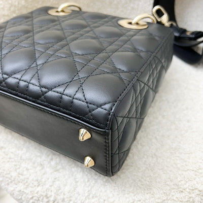 Dior Lady Dior My ABCDior Small Bag in Black Lambskin and LGHW (Model: M0538ONGE, Colour: M900)
