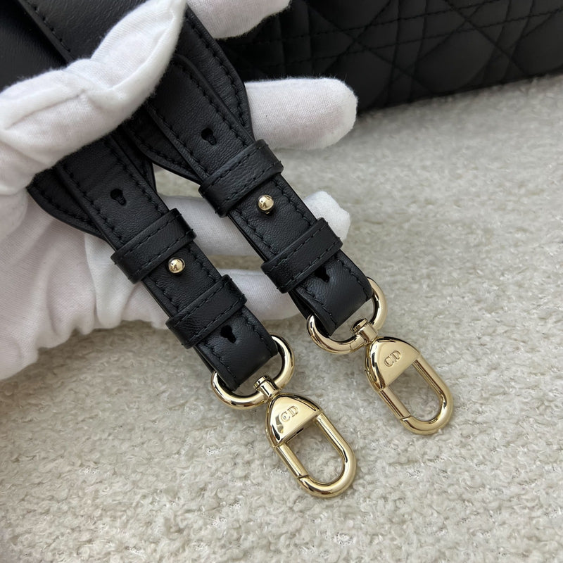 Dior Lady Dior My ABCDior Small Bag in Black Lambskin and LGHW (Model: M0538ONGE, Colour: M900)