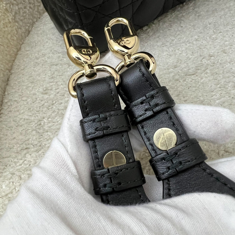 Dior Lady Dior My ABCDior Small Bag in Black Lambskin and LGHW (Model: M0538ONGE, Colour: M900)