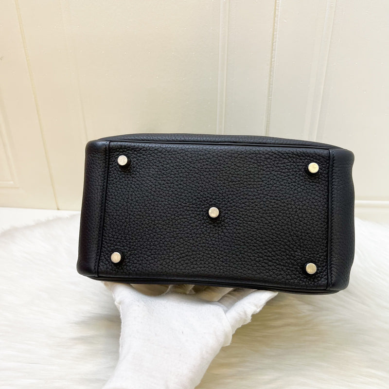 Hermes Lindy 26 in Noir Black Clemence Leather and PHW