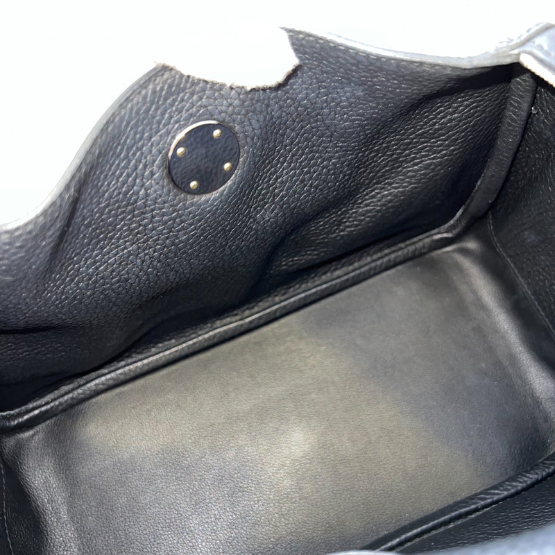 Hermes Lindy 26 in Noir Black Clemence Leather and PHW