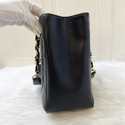 Chanel Grand Shopping Tote GST in Black Caviar and GHW